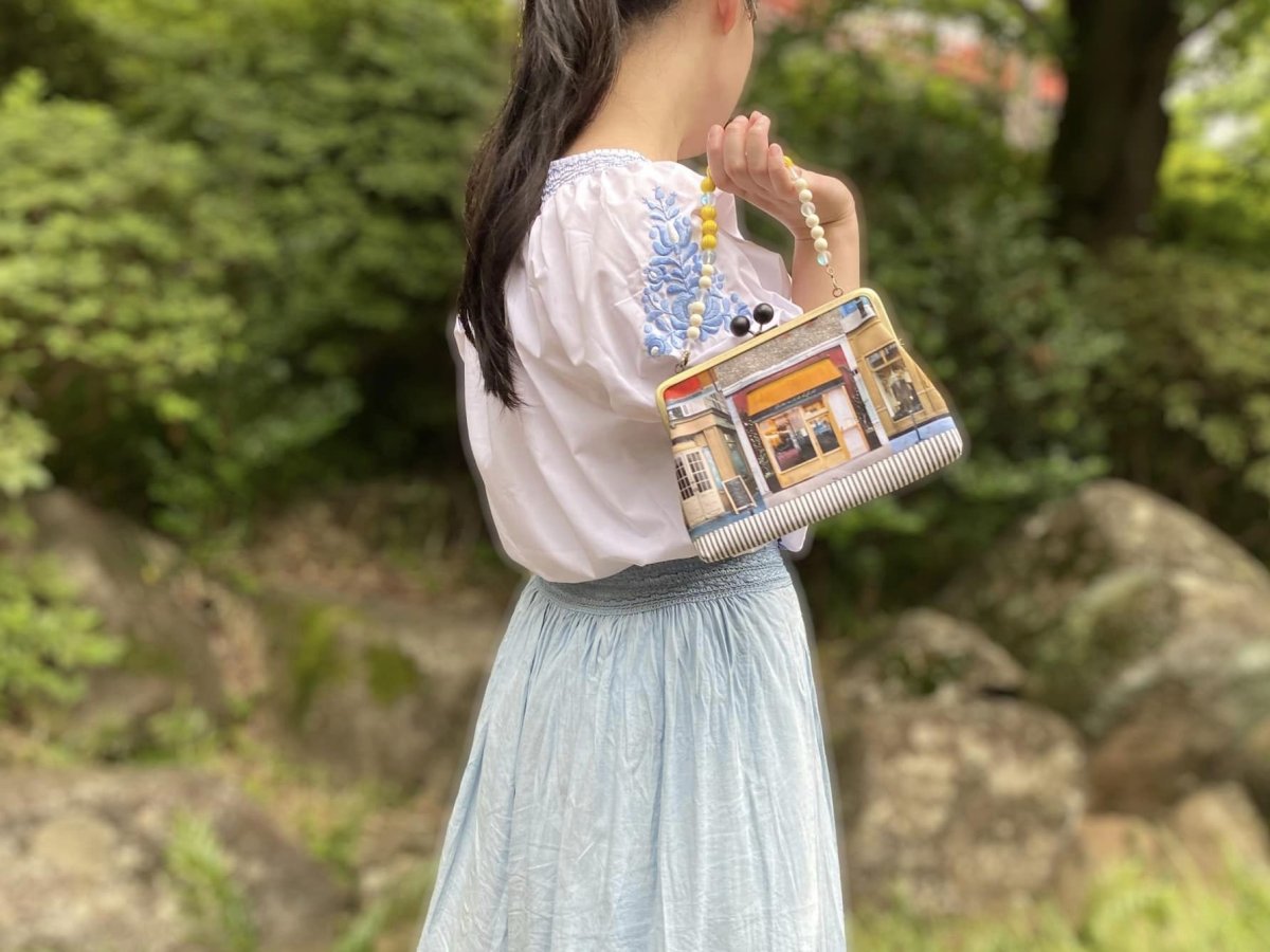 画像8: 【７月のがま口】型紙＋レシピ＋口金（カン付木玉ピンク） (8)