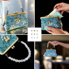画像6: 【送料無料】岡山レース/すずらんミニバッグがま口キット (6)