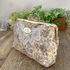 画像3: 【キルトで楽々】リバティキルトがま口キット（フェリシテ） (3)