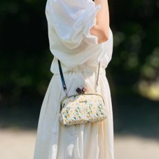 画像7: 【持ち手も作る】親子がま口バッグ（刺繍・生成り） (7)
