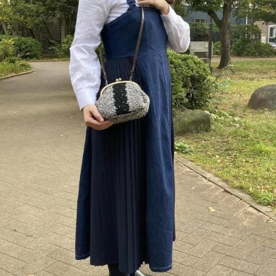 画像3: ３割引きセール中【型紙＆レシピ付き口金】15ｃｍ版マチ別布がま口（カン碁石ＡＧ）