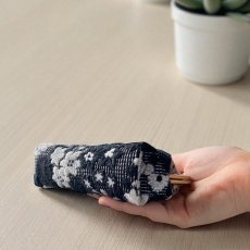 画像8: 送料無料【動画付！初めてさんの縫うがま口キット】金華山織（モノトーン） (8)