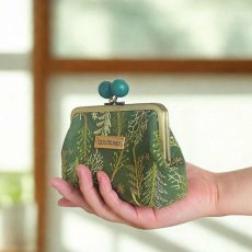 画像4: 送料無料【動画付！初めてさんの縫うがま口キット】岡山レース（フォレスト緑） (4)