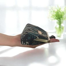 画像3: 送料無料【動画付！初めてさんの縫うがま口キット】岡山レース（フォレスト黒） (3)