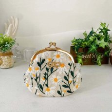 画像4: 【型紙＆レシピ付き口金】10cmぺったんこがま口 （口金・金） (4)