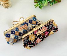 画像10: 送料無料【動画付！初めてさんの縫うがま口キット】クリスマス限定インド刺繍リボンペンケース（ピンク） (10)