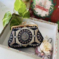 画像7: インド刺繍リボンで作る【メダリオンのがま口】キット (7)