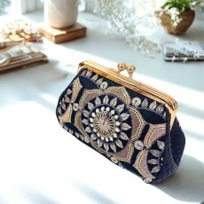 画像6: インド刺繍リボンで作る【メダリオンのがま口】キット (6)