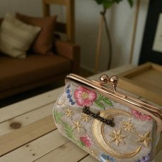 画像4: インド刺繍リボンで作る【お月様のがま口】キット (4)