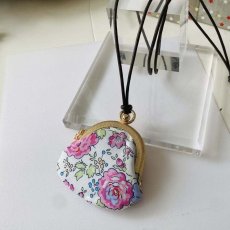 画像3: リバティで作る【ペンダントがま口】フェリシテピンク (3)